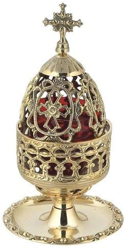 Greek Christian Orthodox Vigil Lamp (83 B)