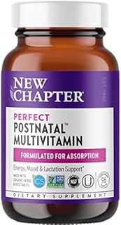 New Chapter Postnatal Vitamins Lactation Supplement with Fermented Probiotics + Wholefoods + Vitamin D3 + B Vitamins + Organic NonGMO Ingredients, Multi, 96 Count