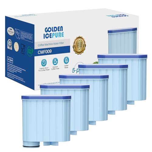 GOLDEN ICEPURE Kaffeemaschinen-Wasserfilter für Philips AquaClean, 5er Pack – Ansicht 1