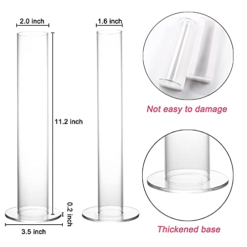 2 Pack Hair Scrunchies Organizer Scrunchie Holder - Hair Ties Organizer,11 Inch Hair Scrunchies Holder Stand,Hair Accessories For Girls Room Organizer,Jewelry Tower #TOP1