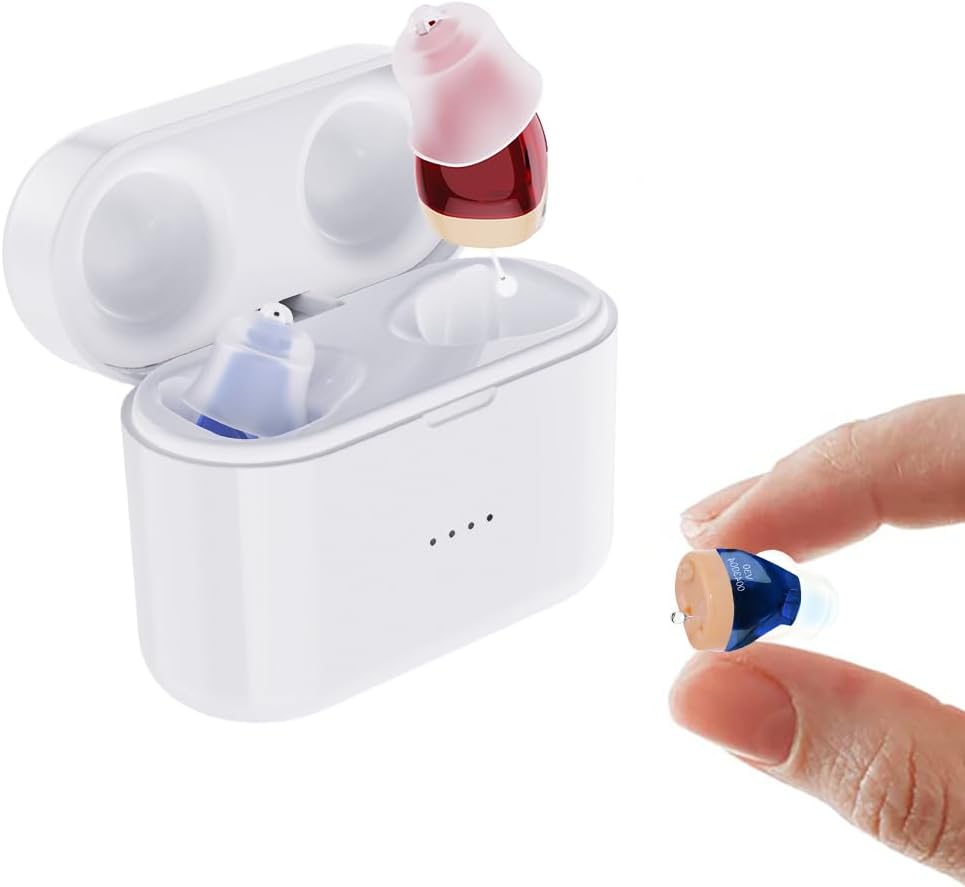 Digital Rechaegeable Hearing Aids Seniors, Hearing Amplifier with Noise Cance...