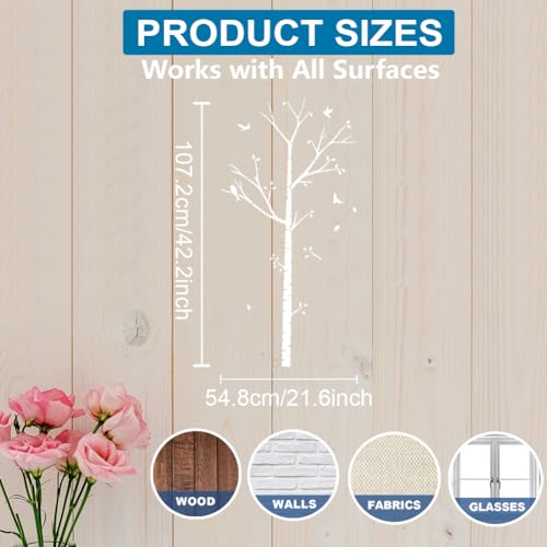 Pochoir bouleau réutilisable pour décoration murale DIY - 5