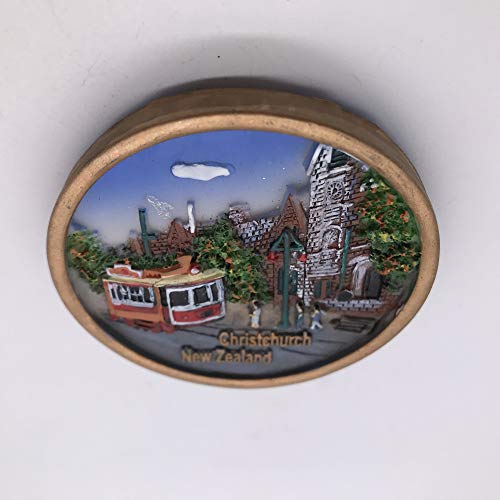 Christchurch New Zealand 3D Refrigerator Magnet Tourist Souvenirs Resin Magnetic Stickers Fridge Magnet Home & Kitchen Decoration From China #TOP4