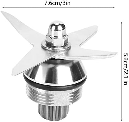 Replacement Blade,Stainless Steel 4-Blades Blender Blade Assembly Replacement Accessories Parts Fit for Vitamix 1195