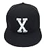 Malcolm X Hat Cap Bhm Dad Cap Snapback Custom 90s 3D Embroidered X Vintage Black