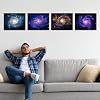 ملصق Insire Galaxy، فن الحائط، ملصقات علم الفلك للجدران، ملصق المجرات - غير مؤطر (8x10)