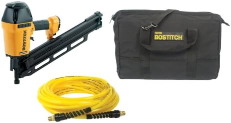 BOSTITCH Plastic Collated Framing Nailer with Free Bag and Hose