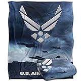 Air Force Take Off Officially Licensed Silky Touch Super Soft Throw Blanket 50' x 60'