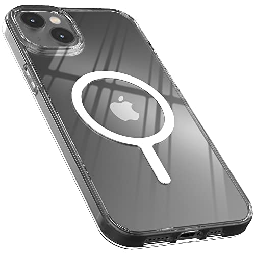 �y���[�Y�i�u���ŋ��͂ȃP�[�X�z�V���W���� iPhone 14 Plus MagSafe�p�P�[�X�A�X�}�z�P�[�X MagSafe�Ή�iPhone�P�[�X �N���A Sinjimoru M-Airclo Basic iPhone 14 Plus