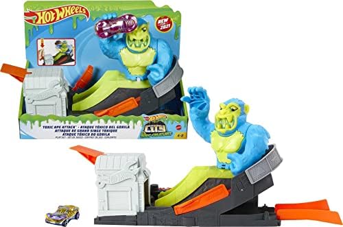 Hot Wheels Toxic Ape Attack Play Set 