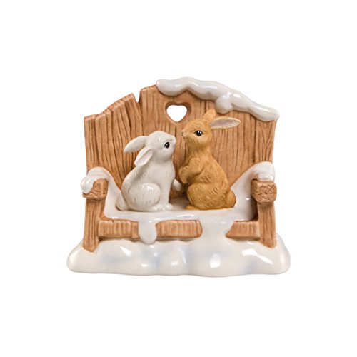 Preisvergleich Produktbild Goebel Weihnachten Verliebte Häschen Bunt