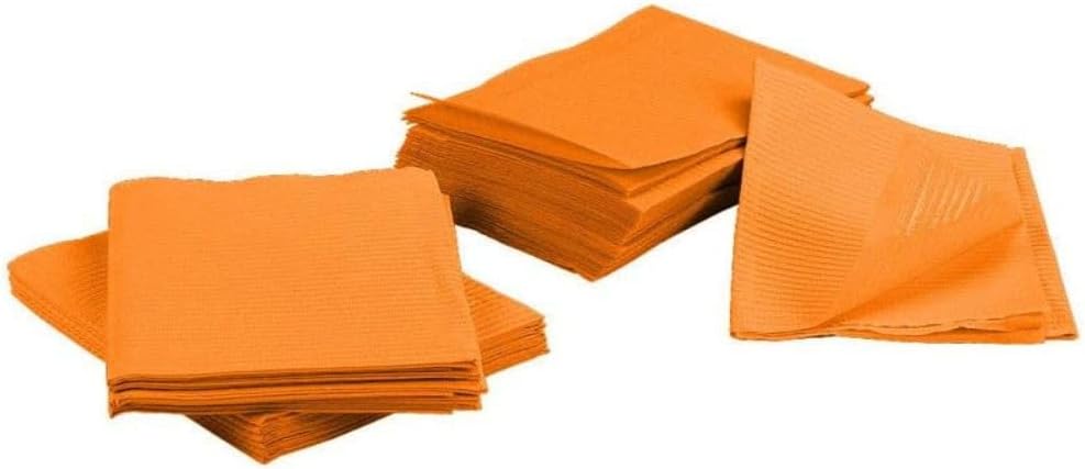 Dental Patient Bibs โ Pack of 125 (Green) | 3-Ply Disposable Bibs | Waterproof & Absorbent | Hygienic Barrier for Dental Clinics, Salons & Tattoo Studios