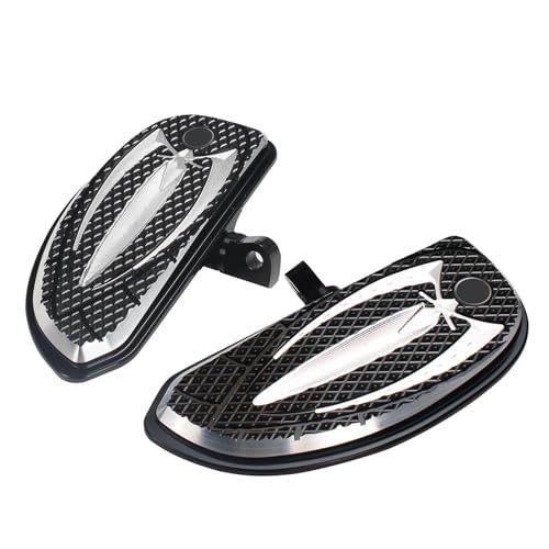 Repose Pieds Moto Larges Antidérapants pour Éliminer la Fatigue des Pieds en Cruiser