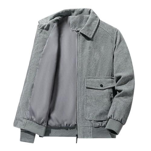 Veste d'hiver homme en velours côtelé épais isolation grand froid