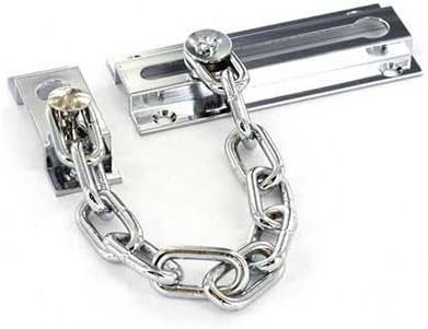 Securit S1621 DOOR CHAIN LOCK WITH SCREWS, Silver