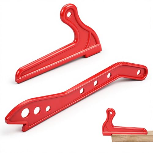 Lothee 2 Pcs Table Saw Push Block and Push Stick Set Table Saw Accessories Ergonomic Handles Fits Router Tables Jointers Band Saws for Woodworking Tools and Hand Safety Protection