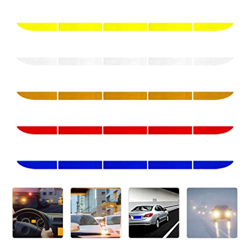 Pegatina antiarañazos para maletero Cabilock con cinta de reflejo de seguridad vial 7