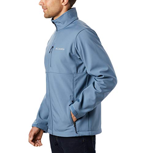 Image of Columbia Men Polyester Short Length Omni-Shield Ascender Softshell Hiking and Trekking Jacket