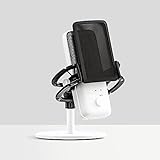 Elgato Wave:3 White Kit - Premium Studio Quality USB Condenser Microphone with Shock Mount and Pop Filter, for Streaming, Podcast, Gaming and Home Office, Free Mixer Software, Plug & Play for Mac, PC