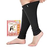 [モエライフ] レッグウォーマー 夏用 ベーシック【冷えから守る・軽やか快適・通気性】 足首ウォーマー レッグウォーマー シルク レッグ ウォーマー 足 メンズ レディース (ベーシック, ブラック)