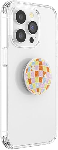 Vista 52 de PopSockets Agarre para teléfono con soporte expandible, agarre adhesivo - plateado 45 Rom