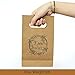 FRIDAY NIGHT Brown Kraft Paper Bag with handled Treat Bags 8.5 * 5.5 * 2.5 Inch for Wedding Birthday Party Business (50pcs