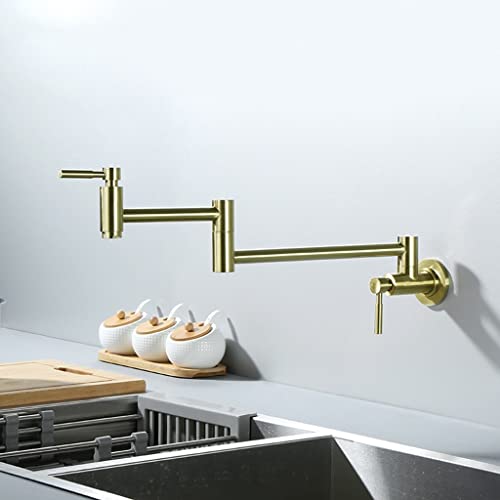 Robinet de remplissage pour pot mural en acier inoxydable LWX pour cuisine