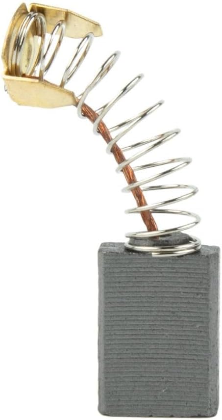 Carbon Brushes 6x10x17mm Motor Repair Parts, 10-Pack Replacement Set for Electric Motors and Power Tools with Enhanced Electric Braking