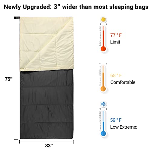 Sommerschlafsack von Ohuhu für Outdoor-Aktivitäten mit kleinem Packmaß