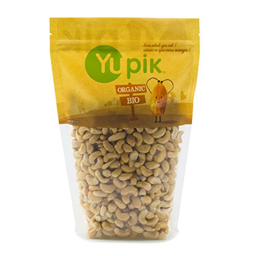 Yupik Nuts Organic Raw Cashews, 2.2lb