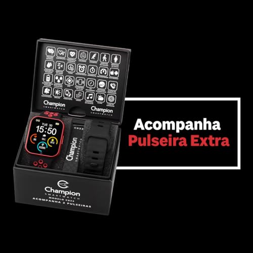 Champion, Relogio Champion Smartwatch Unissex C033 Cor:CH50033H