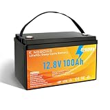 KINGBOSS 12V 100Ah LiFePO4 Battery Deep Cycle Lithium Battery for RV, Solar