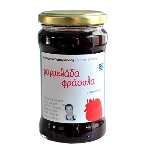 Papayiannides - Mermelada de fresa - Tarro de cristal, 380 g
