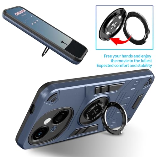 Coque Tecno POP 9 4G antichoc bleue pour protection extérieure - 5