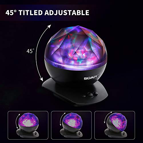 Star Projector, Soaiy Galaxy Projector For Bedroom, 8 Mode Lighting Shows, White Noise Aurora Projector With Timer And Speaker, Night Light Projector For Kids, Teenger, Adults, Ceiling, Room Decor #TOP7
