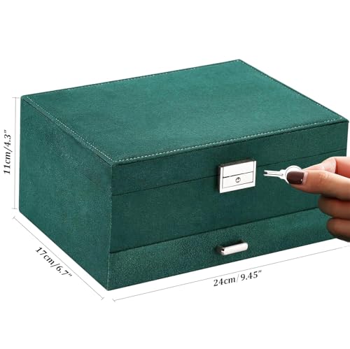 Vlando Store Vlando Jewellery Organisers Box Velvet Jewellery Box - Image 4