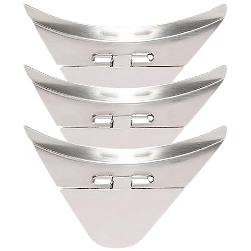 Alipis 3pcs Kettle Cover Glass Water Pitcher Kettles Accessories Water Kettle Spout Caps Boiling Kettle Spout Covers Nozzle Stainless Steel Silver Household Electric Kettle Cover