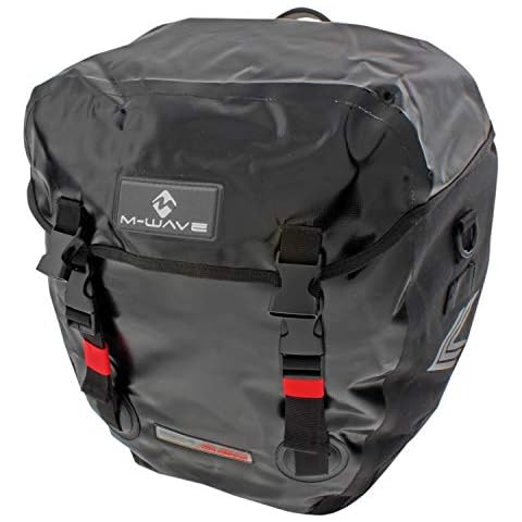M-Wave Gepäckträgertasche Montreal, black, 2 x 20 l Cover