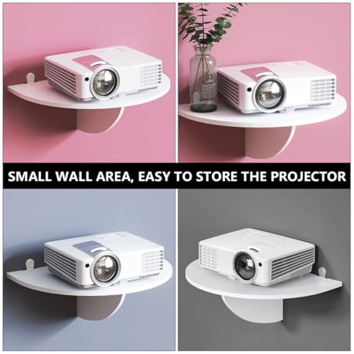Soporte de proyector blanco para almacenamiento en la sala de estar 6
