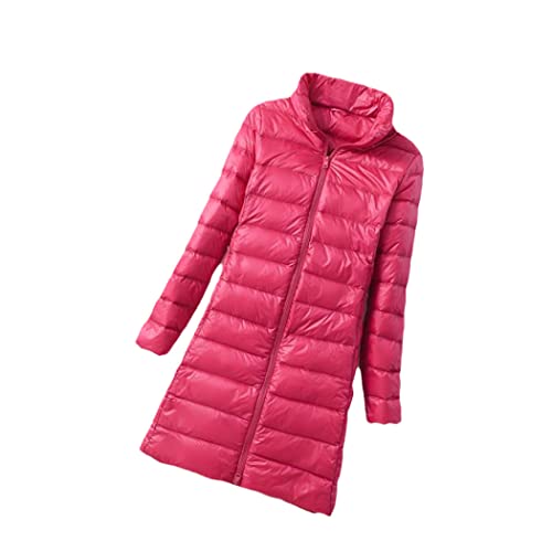 Parka chaude à capuche en duvet de canard blanc épais pour femme XL