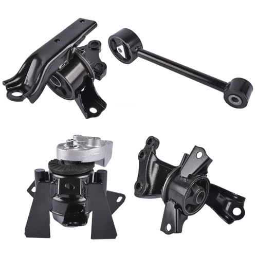 4Pcs Engine Motor Trans Mounts Kit Replacement for 2014-2022 Mitsubishi Mirage G4 1.2L by GLOSSY AUTO PARTS - Image 2