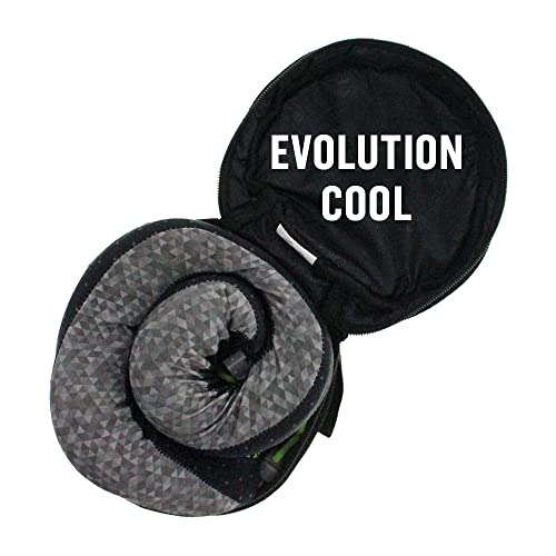 Cabeau Deluxe Travel Neck Pillow Case Premium Compact Carrying Case, Compresses Pillow in Half - Quick-Release Clasp Attaches to Carry-On Bags - Mesh Pocket Holds Travel Accessories, Black, Red, Red - Thumbnail 6