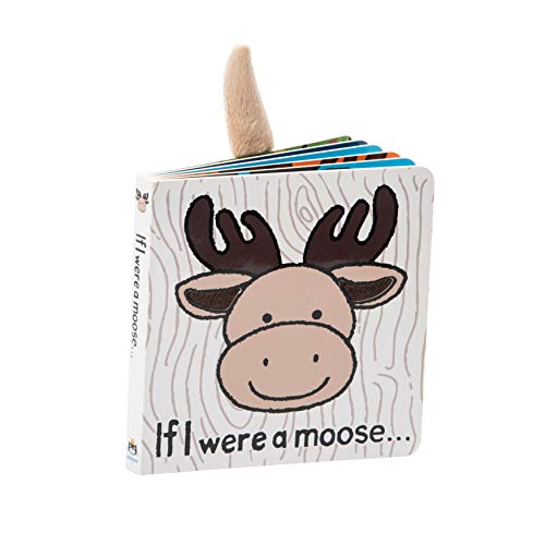Jellycat If I were a Moose Baby Board Book 6 inches Jellycat If I were a Moose Baby Board Book 6 inches