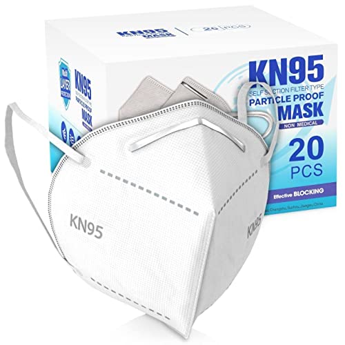 artnaturals Face Mask - 20 Pack Disposable Face Masks Protection W/Ear-loop, Filtered Masks From Dust, Pollen - Nose Mouth Cover Ideal for Everyday Use, Extra 5 Layers protection, Kids, Adult