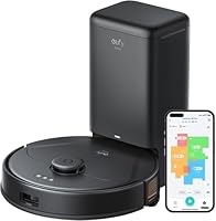 Eufy Clean Robovac L50 with Self Empty Station, 4,000 Pa Ultra Strong Suction, BoostIQ™ Technology, iPath™ Laser Navigation, Customisable AI.Map™ 2.0, Robot Vacuum Cleaner with Full Alexa Support