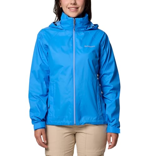 Columbia Damen Switchback 4 Jacket wasserdichte Regenjacke, Harbor Blue, XL – Ansicht 1
