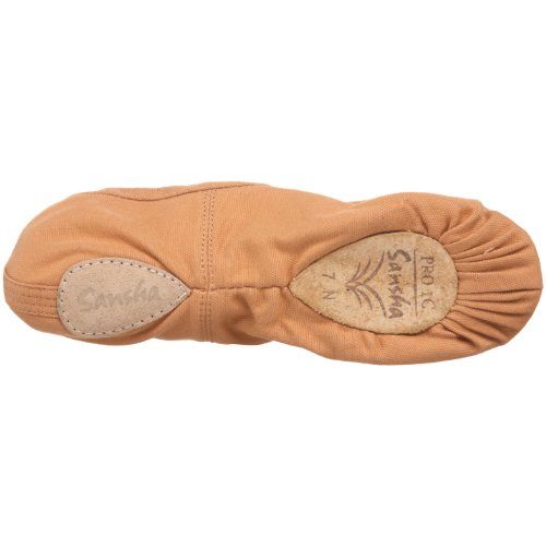 Sansha unisex-adult Pro 1 Canvas Ballet Slipper,Flesh,9 M (7 M US Women's/5 M US Men's) - Image 4