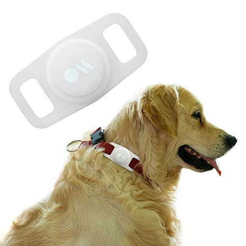 Étui pour étiquettes aériennes phosphorescent et antichoc - Support collier pour chien et chat