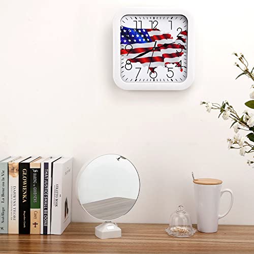 Pendule murale américaine silencieuse idéale pour décorer le salon