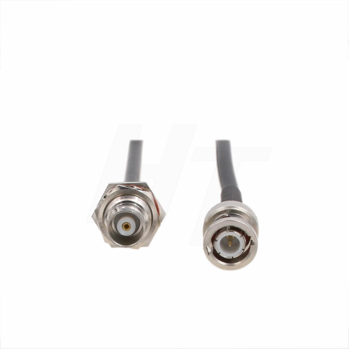 HangTon 6G SDI RF Coax 50 Ohm Cable BNC Male to BNC Female Bulkhead Mount - Image 3